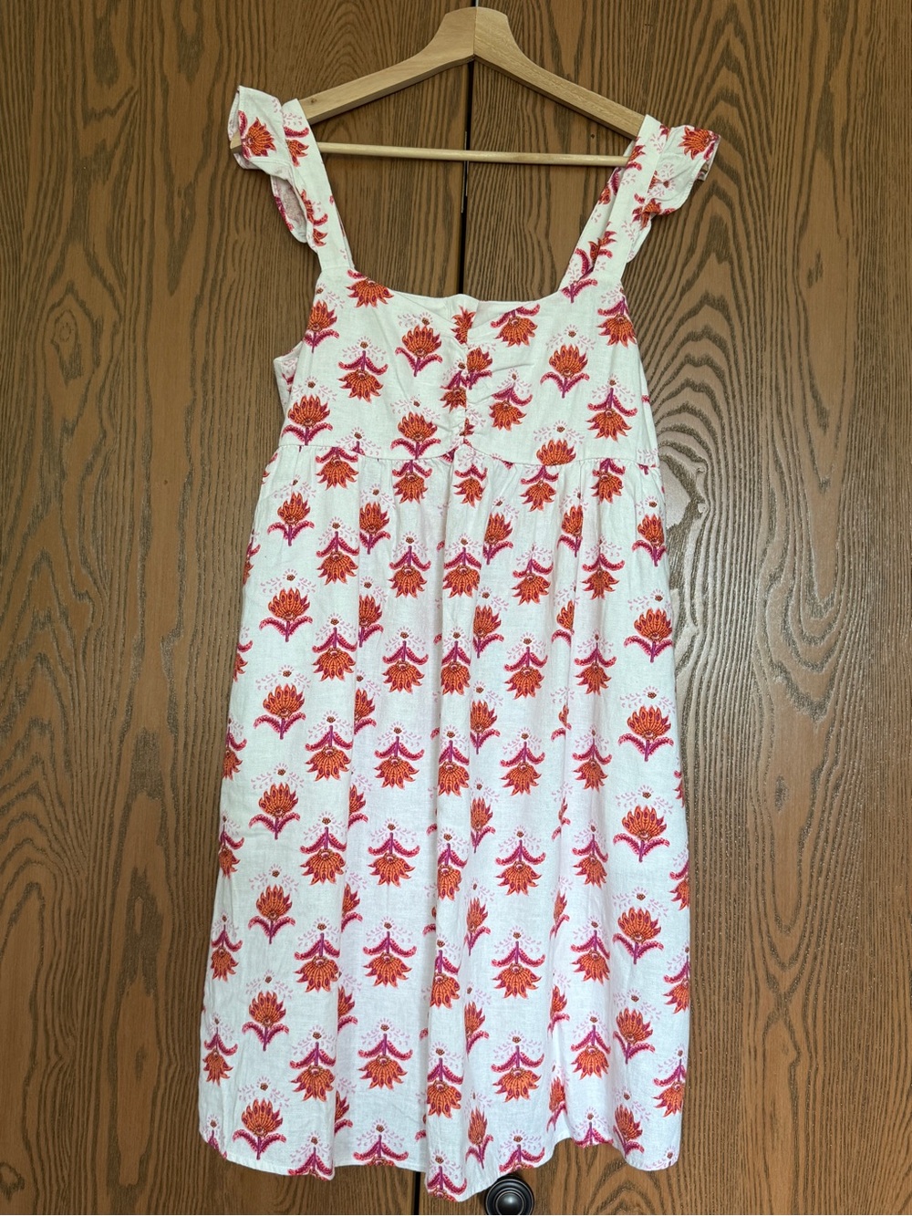 J.Crew Factory Women’s Linen Blend Sundress with Pockets, Size 4 **NWOT**